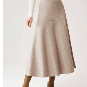 OGL Classic Tan A-Line Skirt